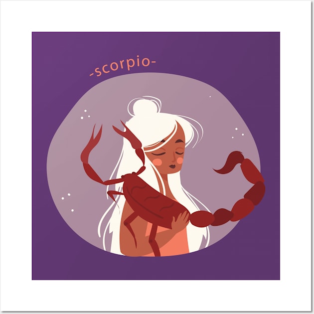 Scorpio Wall Art by gnomeapple